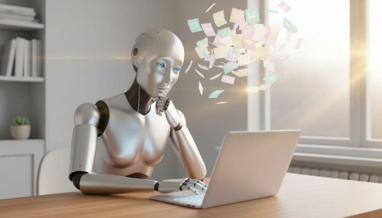 AI assistant refining ideas while writing effective AI prompts.